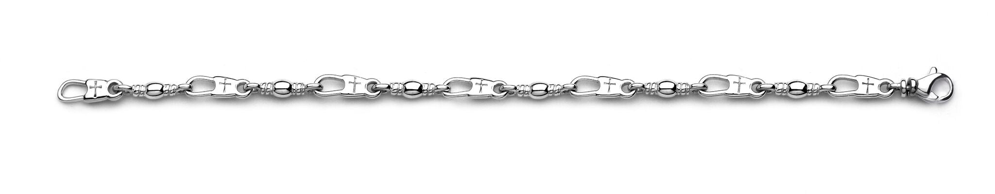 Cross Snap/Swivel Small Bracelet (LADIES & YOUTH)